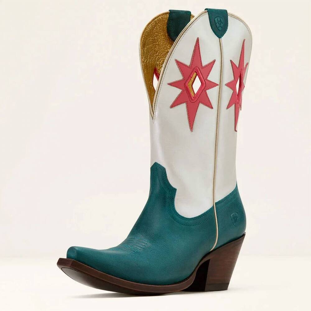 NEW ARIAT women's starlight western boot in turquoise